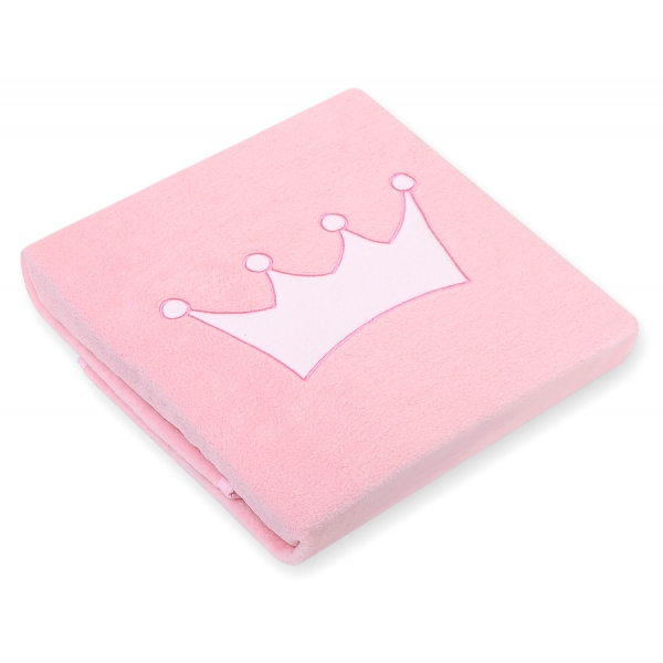 Polar Fleece Babydecke -  Little Prince/Princess rosa