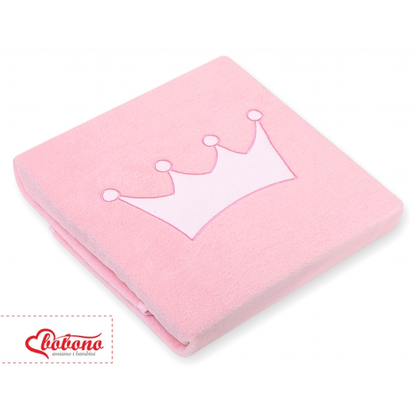 Polar Fleece Babydecke -  Little Prince/Princess rosa