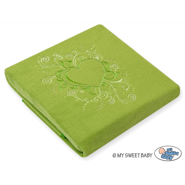 Polar Fleece Babydecke - Chic grün