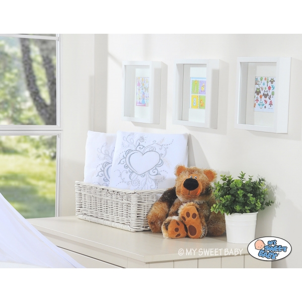 Polar Fleece Babydecke - Chic weiß