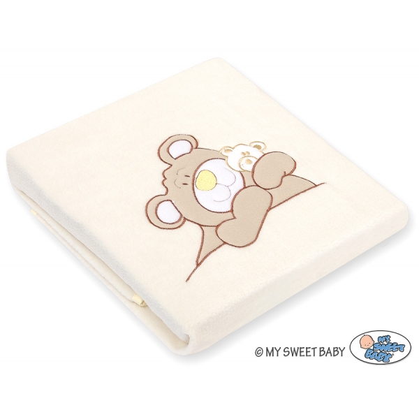 Polar Fleece Babydecke - Teddy Bär Barnaba cream