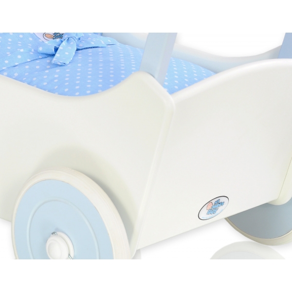 Puppenwagen Mila Weiß Blau 35025-588