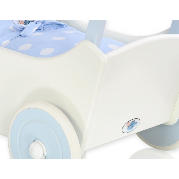 Puppenwagen Mila Weiß Blau 35025-741