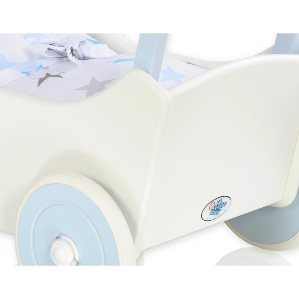Puppenwagen Mila Weiß Blau 35025-765