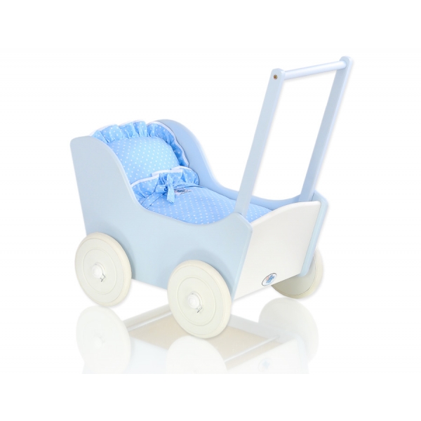 Puppenwagen Mila Weiß Blau 35026-588