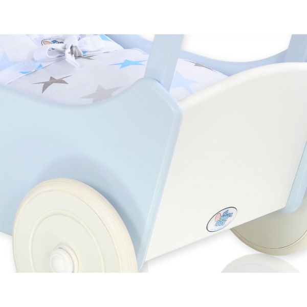Puppenwagen Mila Weiß Blau 35026-765