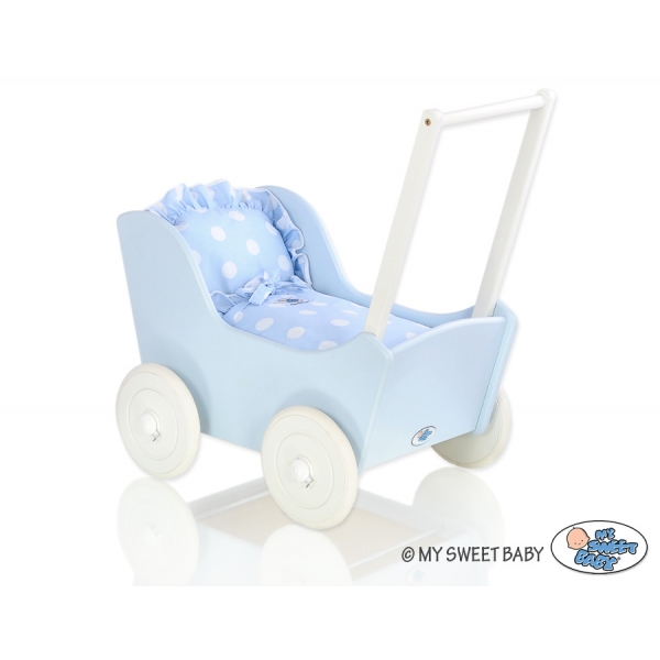 Puppenwagen Mila Weiß Blau 35027-741