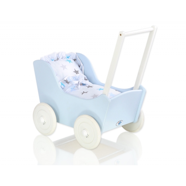 Puppenwagen Mila Weiß Blau 35027-765