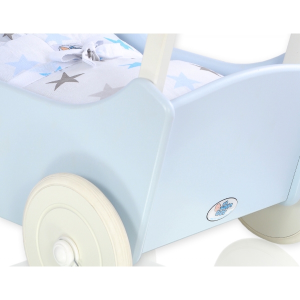 Puppenwagen Mila Weiß Blau 35027-765