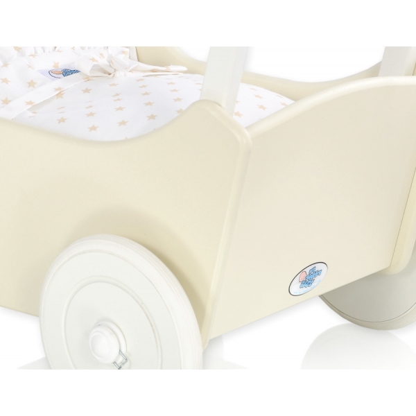 Puppenwagen Mila Weiß Creme 105027-754