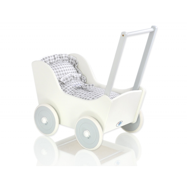 Puppenwagen Mila Weiß Grau 65025-61