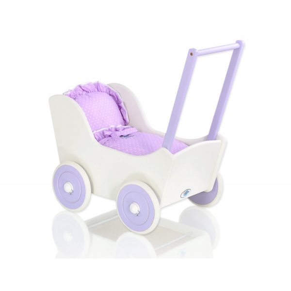 Puppenwagen Mila Weiß Lila 95025-534