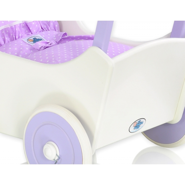 Puppenwagen Mila Weiß Lila 95025-534