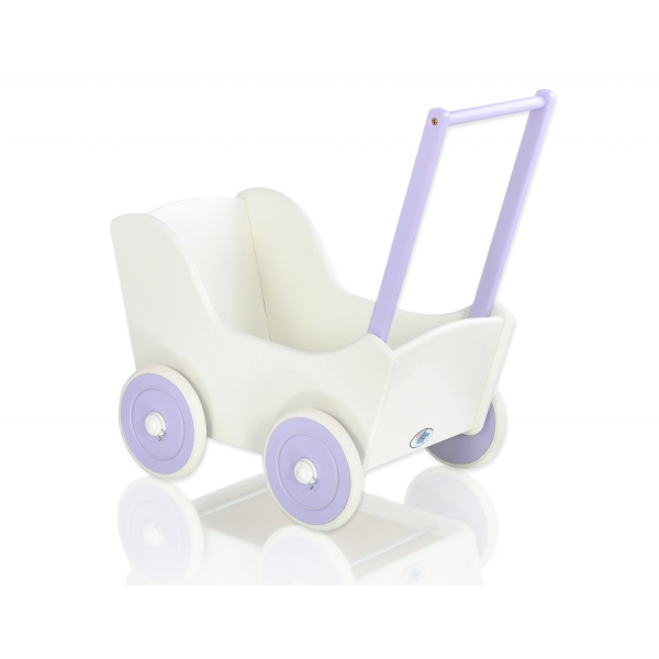 Puppenwagen Mila Weiß Lila 95025
