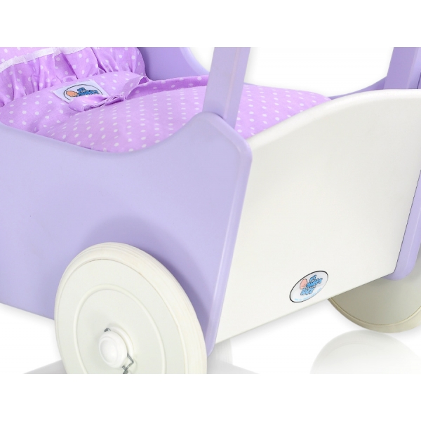 Puppenwagen Mila Weiß Lila 95026-534