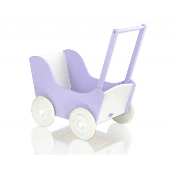 Puppenwagen Mila Weiß Lila 95026