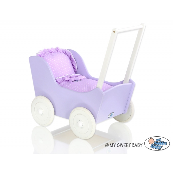 Puppenwagen Mila Weiß Lila 95027-534