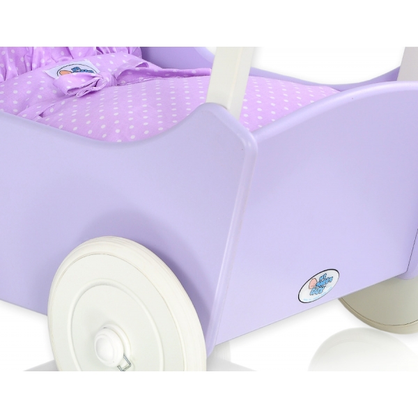 Puppenwagen Mila Weiß Lila 95027-534