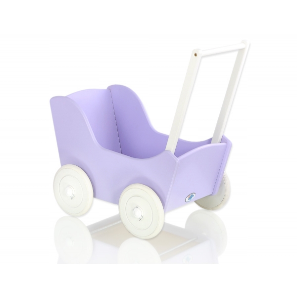 Puppenwagen Mila Weiß Lila 95027