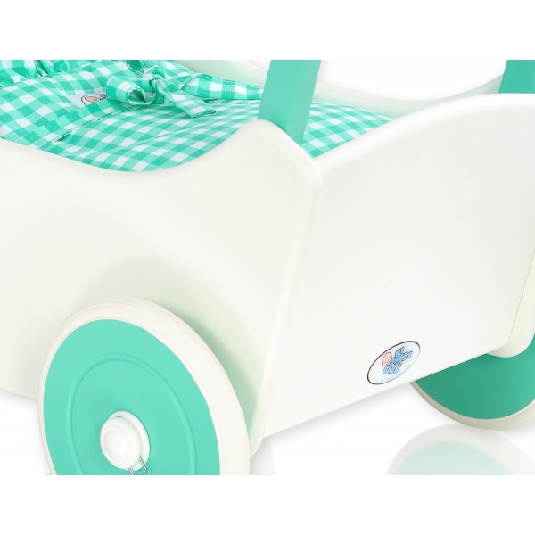 Puppenwagen Mila Weiß Minze 25025-621