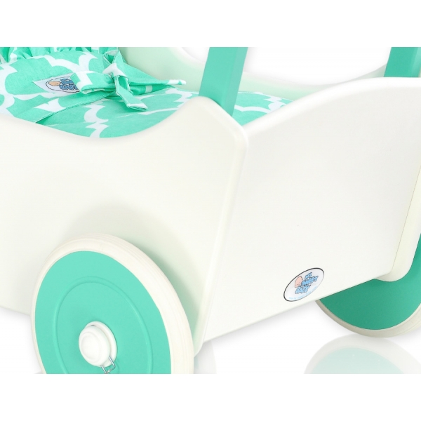 Puppenwagen Mila Weiß Minze 25025-724
