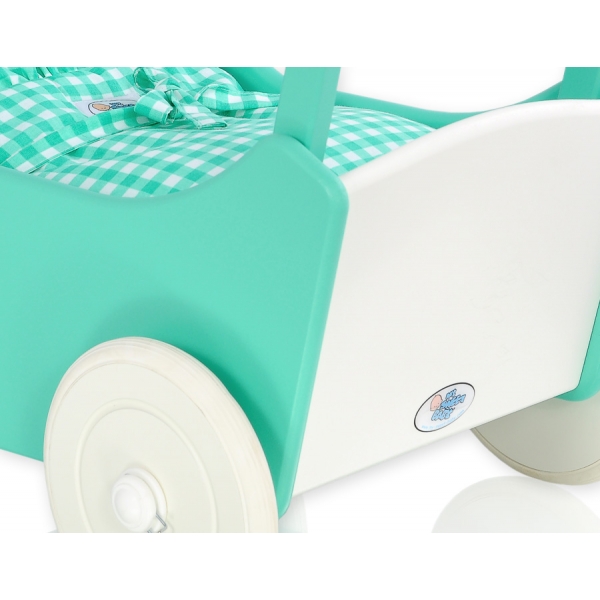 Puppenwagen Mila Weiß Minze 25026-621