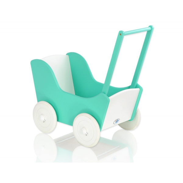Puppenwagen Mila Weiß Minze 25026