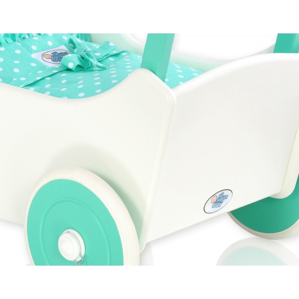 Puppenwagen Mila Weiß Minze 25027-585