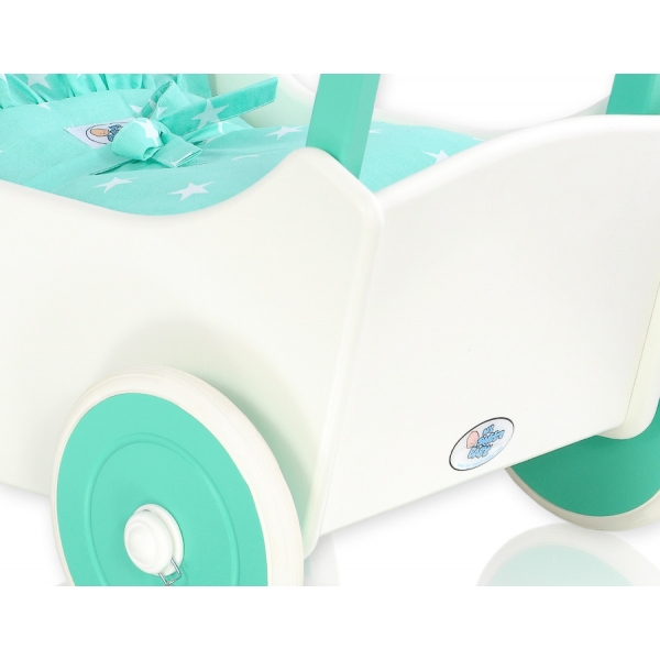 Puppenwagen Mila Weiß Minze 25027-717