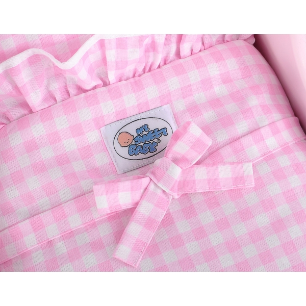 Puppenwagen Mila Weiß Rosa 85026-384