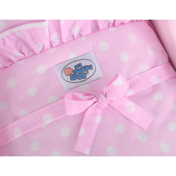Puppenwagen Mila Weiß Rosa 85026-553