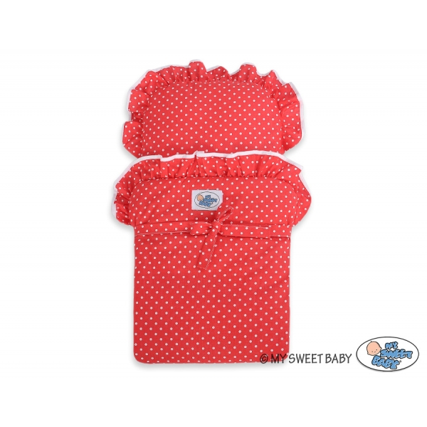 Puppenwagen Mila Weiß Rot 125025-763
