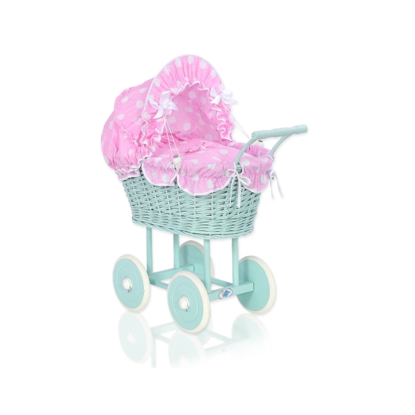 Puppenwagen Minze Weidengeflecht nr 21699-736