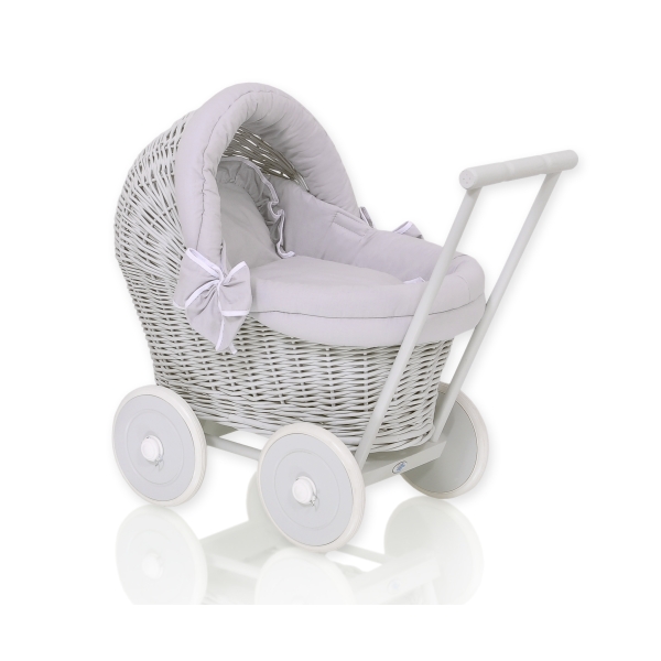 Puppenwagen Weide Grau Bettwäsche Grau nr 61703-523
