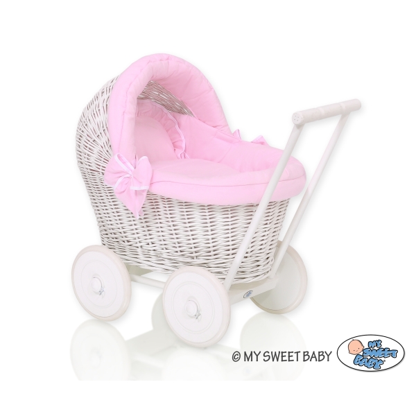 Puppenwagen Weiße Weide Bettwäsche Pink nr 71703-517