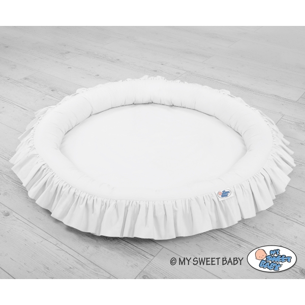 Rüschennestchen Spielmatte Magic Loop - weiß