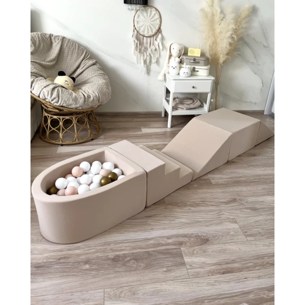 Spielbereich Schaumstoff Baby beige