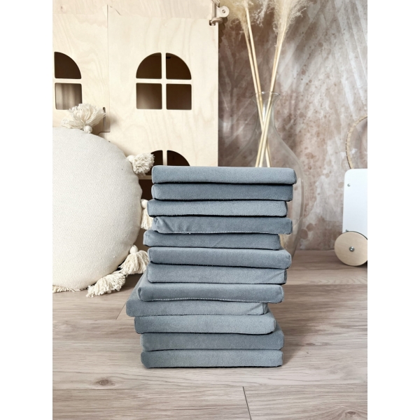 Schaumstoff Bausteine Spielset Grau