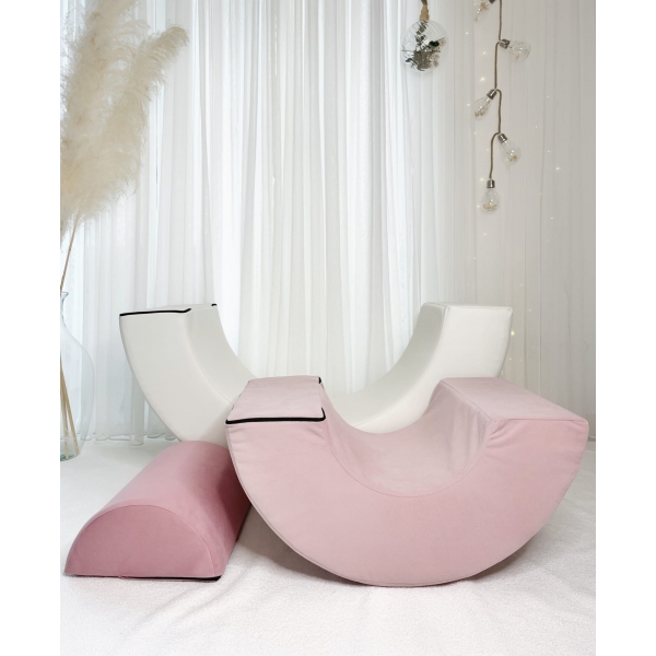 Schaumstoff Spielset Regenbogen Rosa