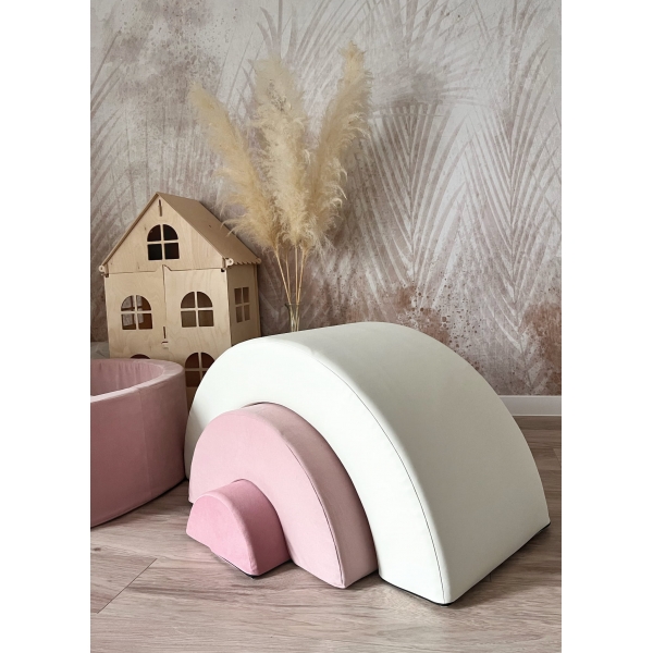 Schaumstoff Spielset Regenbogen Rosa