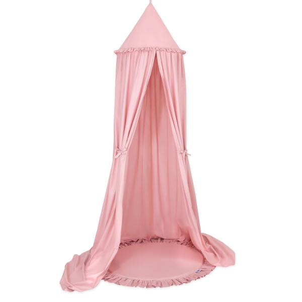 Set: Betthimmel + Spielmatte - alt rosa