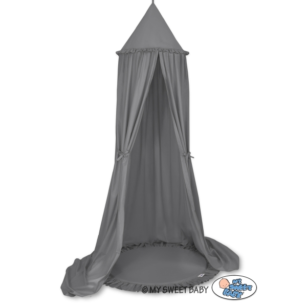Set: Betthimmel + Spielmatte - anthrazit