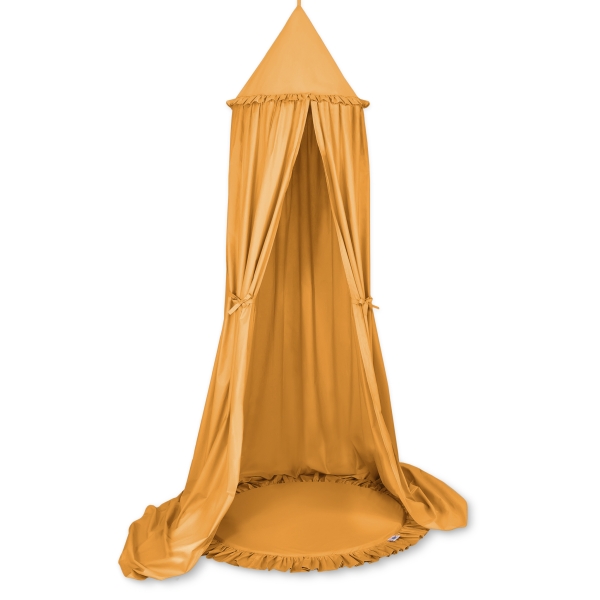 Set: Betthimmel + Spielmatte - honiggelb