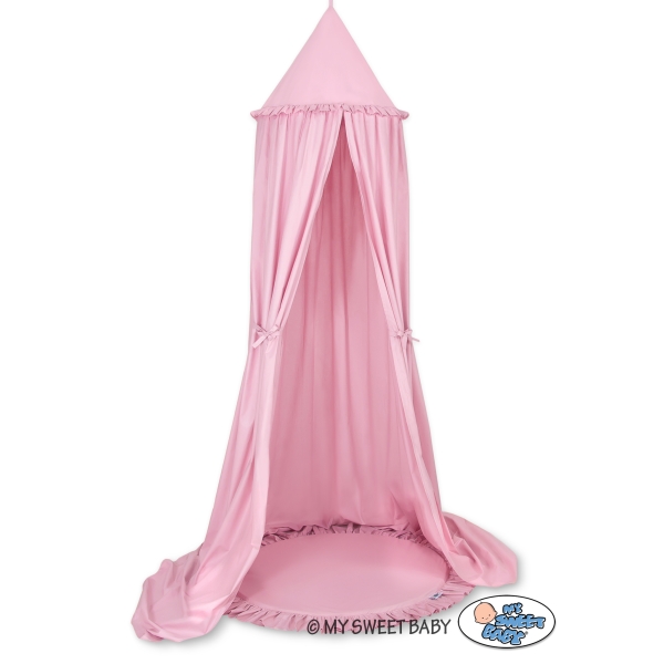 Set: Betthimmel + Spielmatte - rosa