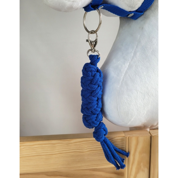 Halfter mit Anbindestrick aus Kordel für Hobby Horse A3 - blau