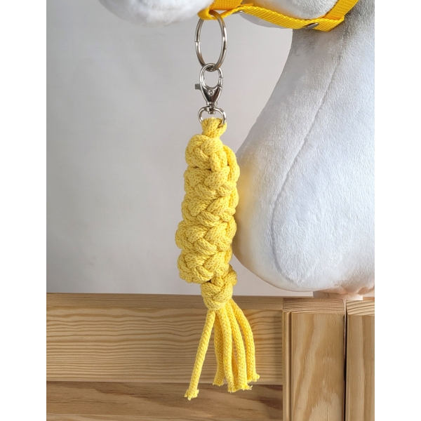 Halfter mit Anbindestrick aus Kordel für Hobby Horse A3 - gelb