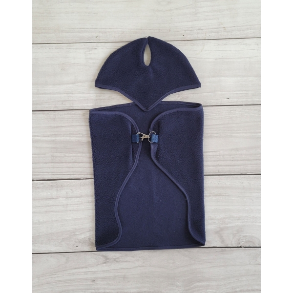Set für Hobby Horse A3: Fleecedecke + Ohrenschützern - denim