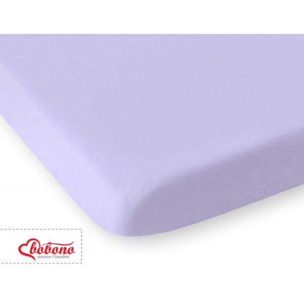 Spannbettlaken aus Baumwolle 120x60cm lilac