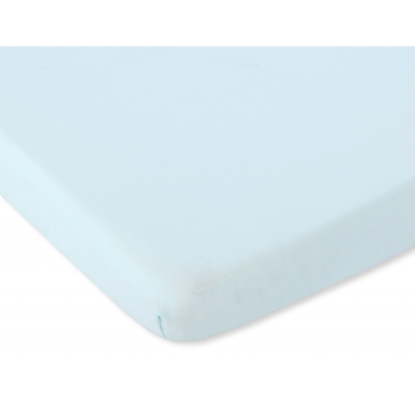 Spannbettlaken aus Baumwolle 120x60cm minze