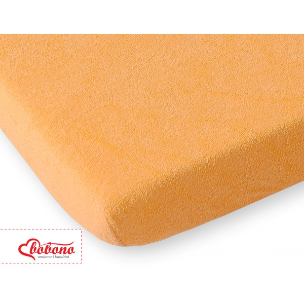 Spannbettlaken aus Frottee 140x70cm - Orange